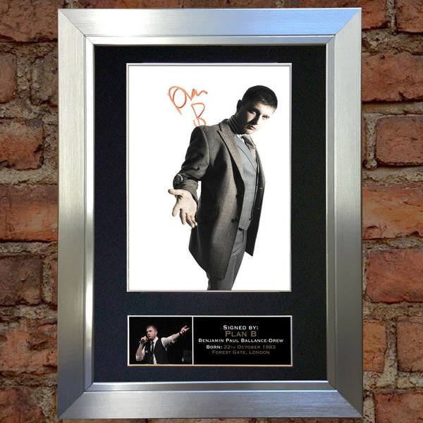 PLAN B Mounted Signed Photo Reproduction Autograph Print A4 97
