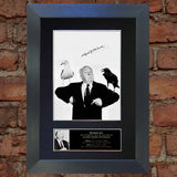 ALFRED HITCHCOCK Mounted Signed Photo Reproduction Autograph Print A4 174