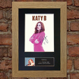 KATY B Quality Reproduction Autograph Mounted Signed Photo PRINT A4 422