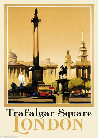 LONDON #2 VINTAGE RETRO TRAVEL Poster Nostalgic Home Art Print Wall Decor #49