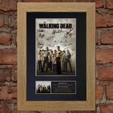 WALKING DEAD Mounted Signed Photo Reproduction Autograph Print A4 330
