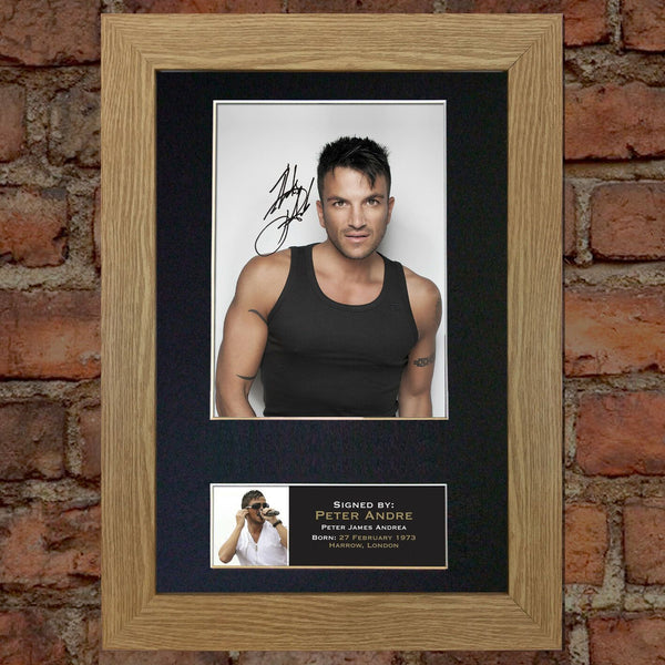 PETER ANDRE No1 Autograph Mounted Signed Photo Reproduction Print A4 165