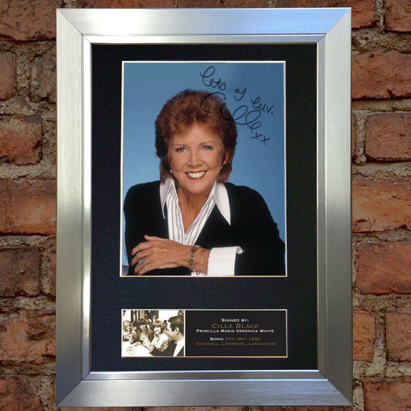 CILLA BLACK Quality Signed Autograph Mounted Reproduction PRINT A4 545