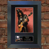SLASH Mounted Signed Photo Reproduction Autograph Print A4 95