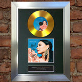 #187 KASEY MUSGRAVES Golden Hour GOLD DISC Album Signed Autograph Mounted Print