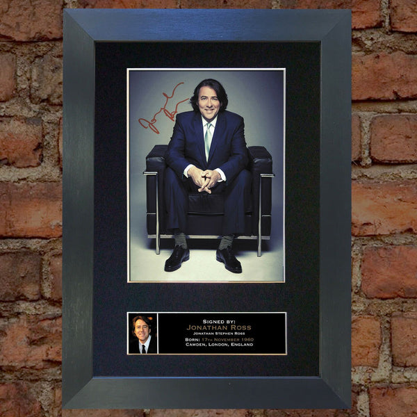JONATHAN ROSS Wossy Autograph Mounted Photo Reproduction QUALITY PRINT A4 137