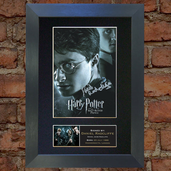 DANIEL RADCLIFFE harry potter Mounted Signed Reproduction Autograph Print A4 134