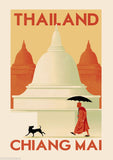 THAILAND VINTAGE RETRO TRAVEL Poster Nostalgic Home Print Wall Art Decor #72