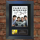VAMPIRE WEEKEND Quality Autograph Mounted Signed Photo Reproduction PRINT A4 369