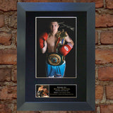 RICKY HATTON Mounted Signed Photo Reproduction Autograph Print A4 52