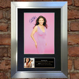 CATHERINE ZETA JONES Mounted Signed Photo Reproduction Autograph Print A4 253