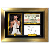 Freddie Mercury - Queen *RARE* Signature/Autographed Photograph Live Aid #795