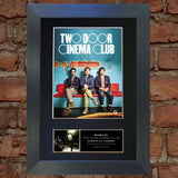 TWO DOOR CINEMA CLUB Mounted Signed Photo Reproduction Autograph Print A4 281