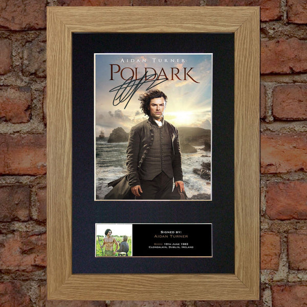 POLDARK Aidan Turner Quality Autograph Mounted Signed Photo RePrint Poster 741