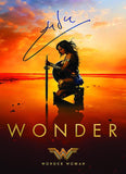 WONDER WOMAN Gal Gadot Quality Autograph Mounted Signed Photo Repro Print A4 702