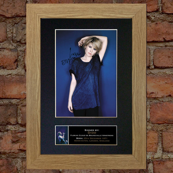 DIDO Mounted Signed Photo Reproduction Autograph Print A4 324