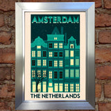 AMSTERDAM VINTAGE RETRO TRAVEL Poster Nostalgic Home Art Print Wall Decor #19