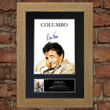 COLUMBO Peter Falk Mounted Signed Photo Reproduction Autograph Print A4 312
