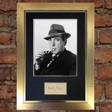 HUMPHREY BOGART Mounted Signed Photo Reproduction Autograph Print A4 23