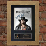 THE UNDERTAKER WWE Quality Autograph Mounted Photo Repro Print A4 481