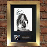 JANET JACKSON Quality Autograph Mounted Signed Photo Reproduction PRINT A4 670