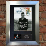 BRENDON URIE Panic At The Disco Signed Autograph Mounted Photo Repro A4 445