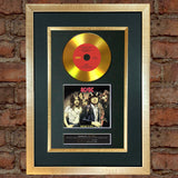 #150 GOLD DISC ACDC Highway to Hell Album CD Signed Autograph Mounted Repro A4