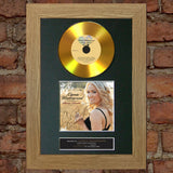 #185 CARRIE UNDERWOOD Some Hearts GOLD DISC Album Signed Autograph Mounted Print