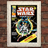 STAR WARS Comic Cover 1st Edition (RARE) Reproduction Vintage Wall Art Print #12