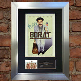 BORAT Sacha Baron Cohen Quality Autograph Mounted Photo Repro Print A4 484