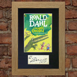 ROALD DAHL The Enormous Crocodile Book Cover Autograph Signed A4 Print 681