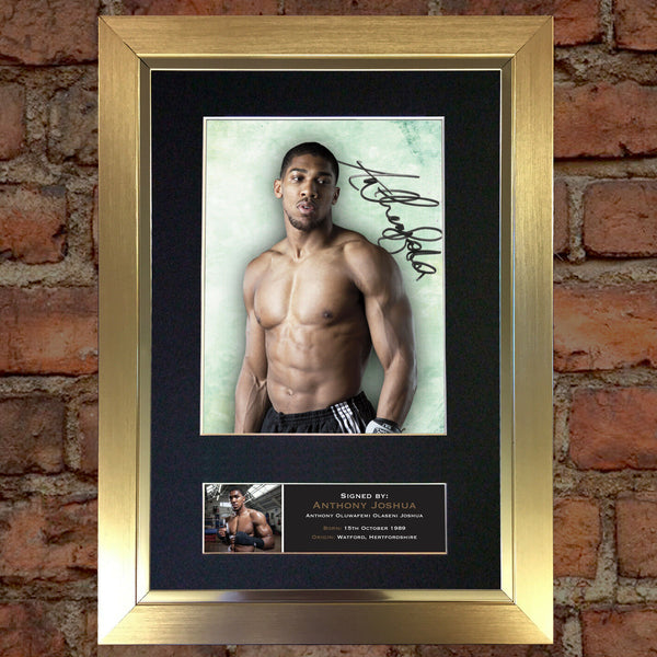 ANTHONY JOSHUA Boxing Quality Autograph Mounted Signed Photo Repro A4 Print 578