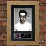 CALVIN HARRIS Mounted Signed Photo Reproduction Autograph Print A4 306