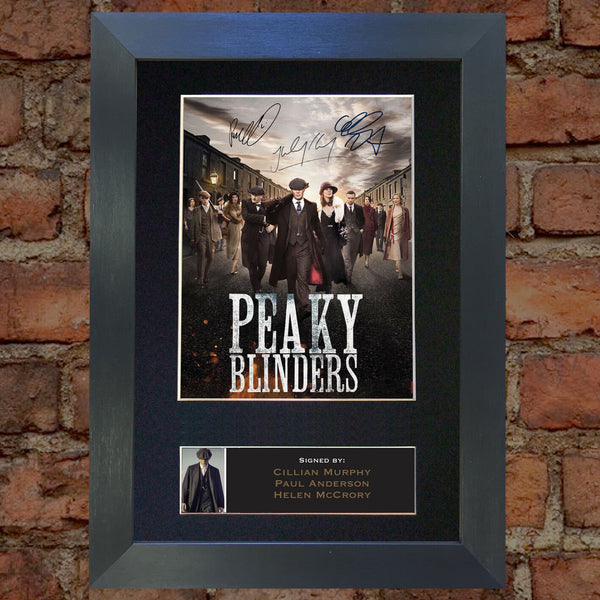 PEAKY BLINDERS Autograph Mounted Signed Photo Reproduction Print Poster 763