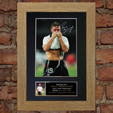 PAUL GASCOIGNE GAZZA Autograph Mounted Signed Photo Reproduction A4 313