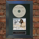 ROD STEWART Time Album Signed CD COVER MOUNTED A4 Autograph Print 30