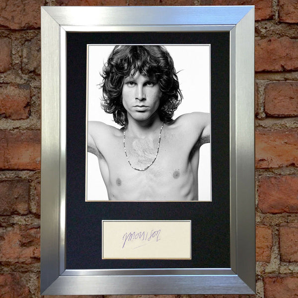 JIM MORRISON Mounted Signed Photo Reproduction Autograph Print A4 152