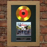 #101 GOLD DISC THE VAMPS Meet the Vamps DVD Signed Autograph Mounted Repro A4