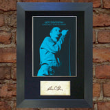 IAN CURTIS Joy Division Signed Autograph Mounted Photo Reproduction PRINT A4 579