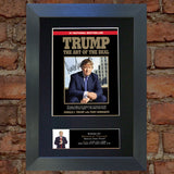DONALD TRUMP Signed Autograph Mounted Photo REPRODUCTION PRINT A4 632