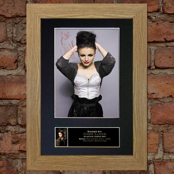 CHER LLOYD Mounted Signed Photo Reproduction Autograph Print A4 220