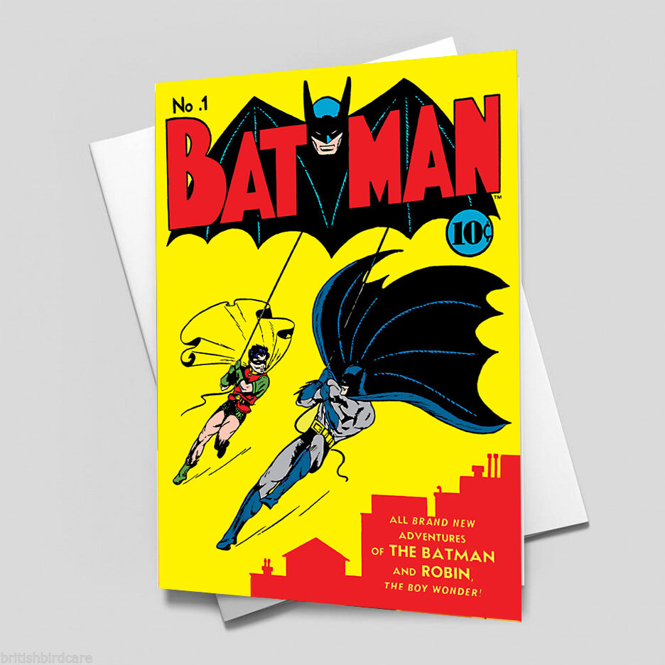 BATMAN Comic Cover 1st Edition Cover Reproduction Vintage Wall Art Print #1