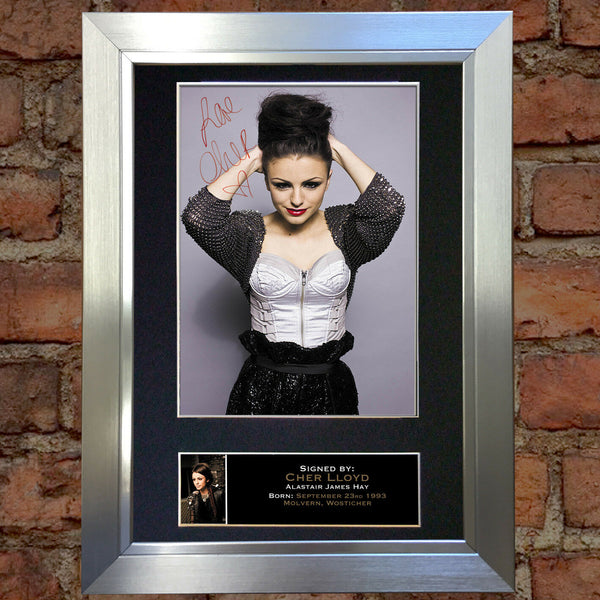 CHER LLOYD Mounted Signed Photo Reproduction Autograph Print A4 220