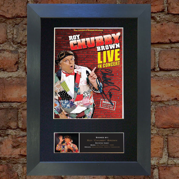 ROY CHUBBY BROWN Signed Autograph Mounted Photo Repro A4 Print 478