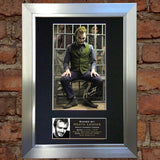 HEATH LEDGER Joker Mounted Signed Photo Reproduction Autograph Print A4 18