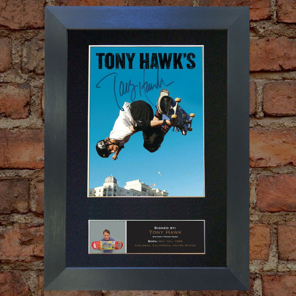 TONY HAWKS Signed Autograph Mounted Photo Repro A4 Print 497