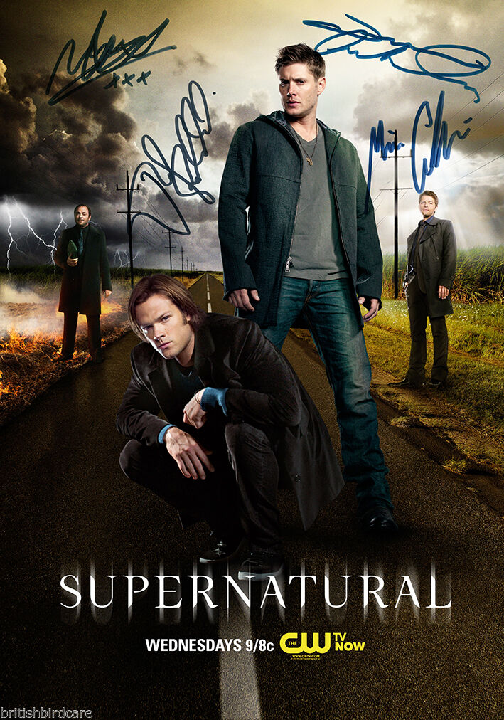 SUPERNATURAL POSTER  Signed Autograph Photo Quality Repro Jensen Ackles