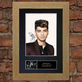 ZAYN MALIK Mounted Signed Photo Reproduction Autograph Print A4 317