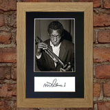 MILES DAVIS Signed Autograph Quality Mounted Photo Reproduction A4 Print 476