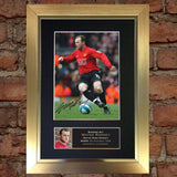 WAYNE ROONEY Mounted Signed Photo Reproduction Autograph Print A4 42